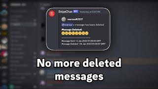 Discord Snipe Bot (Edited and Deleted Messages) | Tutorial