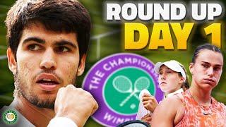 Alcaraz, Sinner & Raducanu WIN! | Wimbledon 2024 Day 1 Highlights | GTL Tennis Podcast