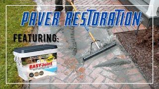 Paver Walkway Restoration using EASYJOINT Joint Sand