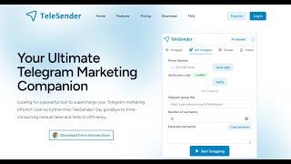 The best telegram marketing tool for 2024 - TeleSender