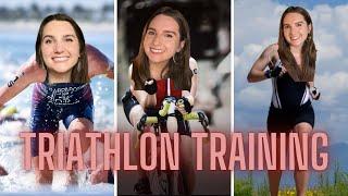 How to Train for a Triathlon as a First Time Triathlete- Full Week of Triathlon Training