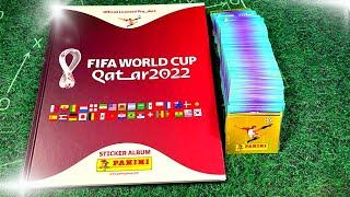 ALLE PANINI WM 2022 STICKER EINKLEBEN !! | Full FIFA WORLD CUP QATAR 2022 Sticker Album
