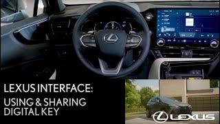 Lexus How-To: 2022 Lexus Interface Multimedia System - Digital Key | Lexus