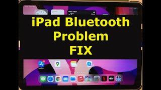 How To Fix Bluetooth Problem Connecting To Bluetooth Speaker #ipad #bluetooth