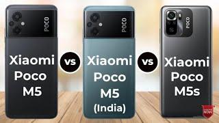 Xiaomi Poco M5 VS Xiaomi Poco M5 (India) VS Xiaomi Poco M5s @newphonereport