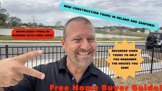 New Construction home tour in Sanford and Deland! See KB homes, Mattamy Homes, and Landsea Homes!