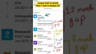 Career GAP is Good! Ask to Ranjan sir | DataGyan