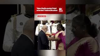 President Droupadi Murmu Confers Padma Bhushan Upon Tejas Madhusudan Patel | Padma Awards 2024