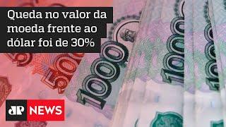 Moeda Rublo russo tem desvalorização recorde após novas sanções