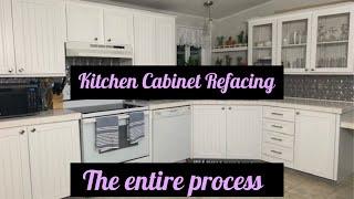 Before and After Kitchen Cabinet Refacing