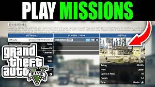 How To Play Missions In GTA 5 Online - Easy Guide