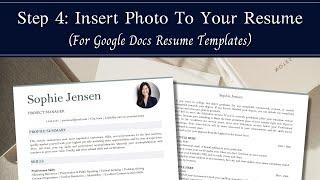 Insert Photo To Your Resume (For Google Docs) | The Resume Strategy