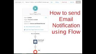 How to Send Email Notification using Flow with Example||Create Email Template and Create Email Alert