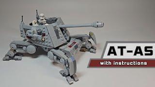 Republic AT-AS Walker | LEGO Star Wars MOC | All-Terrain Artillery Support