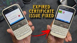 Nokia Expired Certificate Issue Fixed | Installing OperaMini on Nokia | Symbian/Java | RandomRepairs