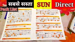 Sun Direct Pack list | Sun Direct Channel List | Sun Direct Plan List | Sun Direct Package List