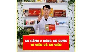 So Sánh 2 Dòng An Cung Ngưu Hoàng Hoàn 10 Viên và 60 Viên Hàn Quốc