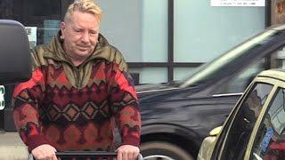 Aging Punk Johnny Rotten Of The Sex Pistols In Malibu