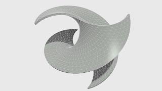 Sketchup - Modeling a "Helical Blade"