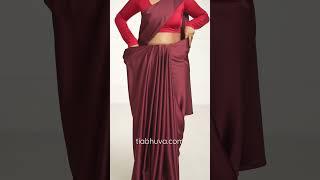 Full Nivi Drape | Saree Draping Style | Easy Saree Draping | Saree Wearing | #shorts