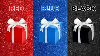 Choose Your Gift...! Red, Blue and Black Edition ️️ How Lucky Are You?