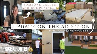 New She-shed addition update and recap! All the drama and plans moving forward!
