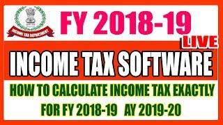 INCOME TAX SOFTWARE FY 2018-19 AY 2019-20