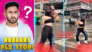 Instagram Reelers Dancing on Road For VIEWS! (PLZ STOP)