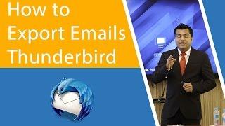 How to Export Emails from Thunderbird