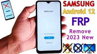 Samsung Android 12 FRP Bypass 2023 | All Samsung Google Account Remove Without PC New Method