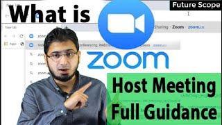 Zoom Classroom Tutorial, Conferencing, White Board, Online Meeting in Hindi | Urdu