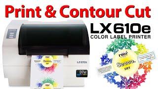 Primera LX610e Print & Contour Cut Colour Label Printer