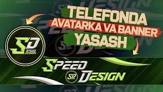 YOUTUBE KANAL UCHUN AVATARKA VA BANNER YASASH // MAKE THIS AVATARKA & BANNER ON ANDROID