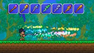 Terraria, But EVERY Magic Weapon Attacks At The Same Time...