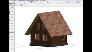 Сделать полуторный дом в Archicad 16