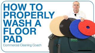 How to Properly Clean Floor Pads