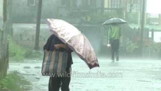 It rains all day and all year here - Cherrapunjee, India