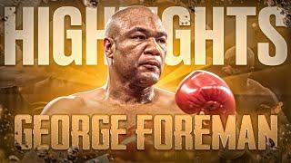 BEST PUNCHER OF ALL TIME! George Foreman HIGHLIGHTS & KNOCKOUTS | BOXING K.O FIGHT HD