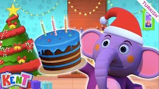 Bir Noel Pastası Pişirin | Eğlenceli Öğrenme Videoları | Kent The Elephant Turkish