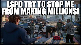 LSPD Try To Stop Me From Making Millions! | GTA RP | Grizzley World WHITELIST