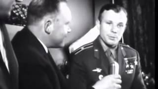 Юрий Гагарин интервью в поезде 1961