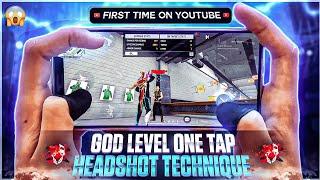 God Level One Tap Headshot Technique On Mobile 99% Players Don't know  | One Tap Headshot Trick !