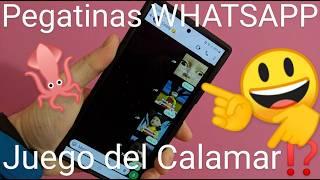  Como ENVIAR STICKERS del JUEGO del CALAMAR 2 en WHATSAPP FÁCIL y RÁPIDO