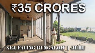 ₹35 Cr Sea-Facing Juhu Bungalow with Stunning Lawn 