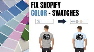 Print On Demand Shopify- Fix Missing Color Swatch and Reorder Variant Colors | Quick Solutions