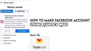 Tutorial how to make Facebook Account using Yandex Mail (moraine tuts)