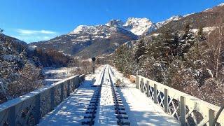  4K  Briançon - Sisteron - Marseille, from the French alps to the coast cab ride [12.2021]