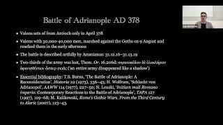 Ivan Matijašić on Herodotus as a model for Ammianus Marcellinus' account of the Battle of Adrianople