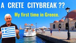 NO PLACE FOR A CITYBREAK! 2 nights in Chania and Heraklion, Crete.