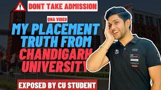 CHANDIGARH UNIVERSITY PLACEMENTS EXPOSED AND EXPLAINED || MUST WATCH BEFORE TAKING ADMISSION || QNA